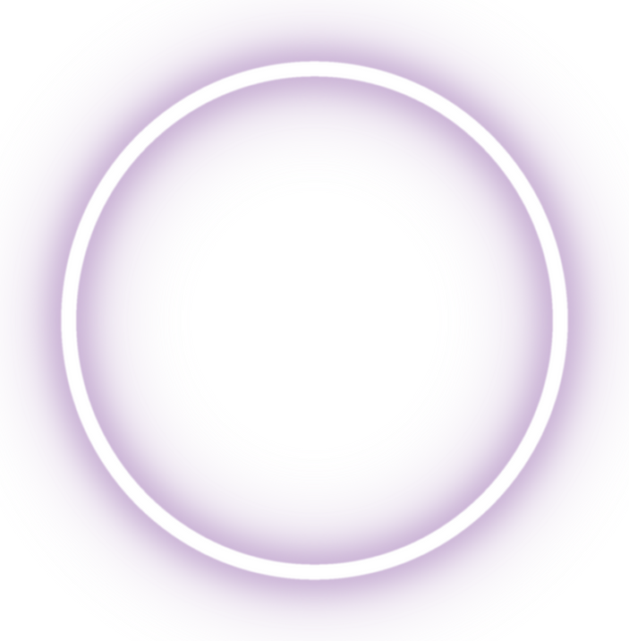 Purple Neon Circle 