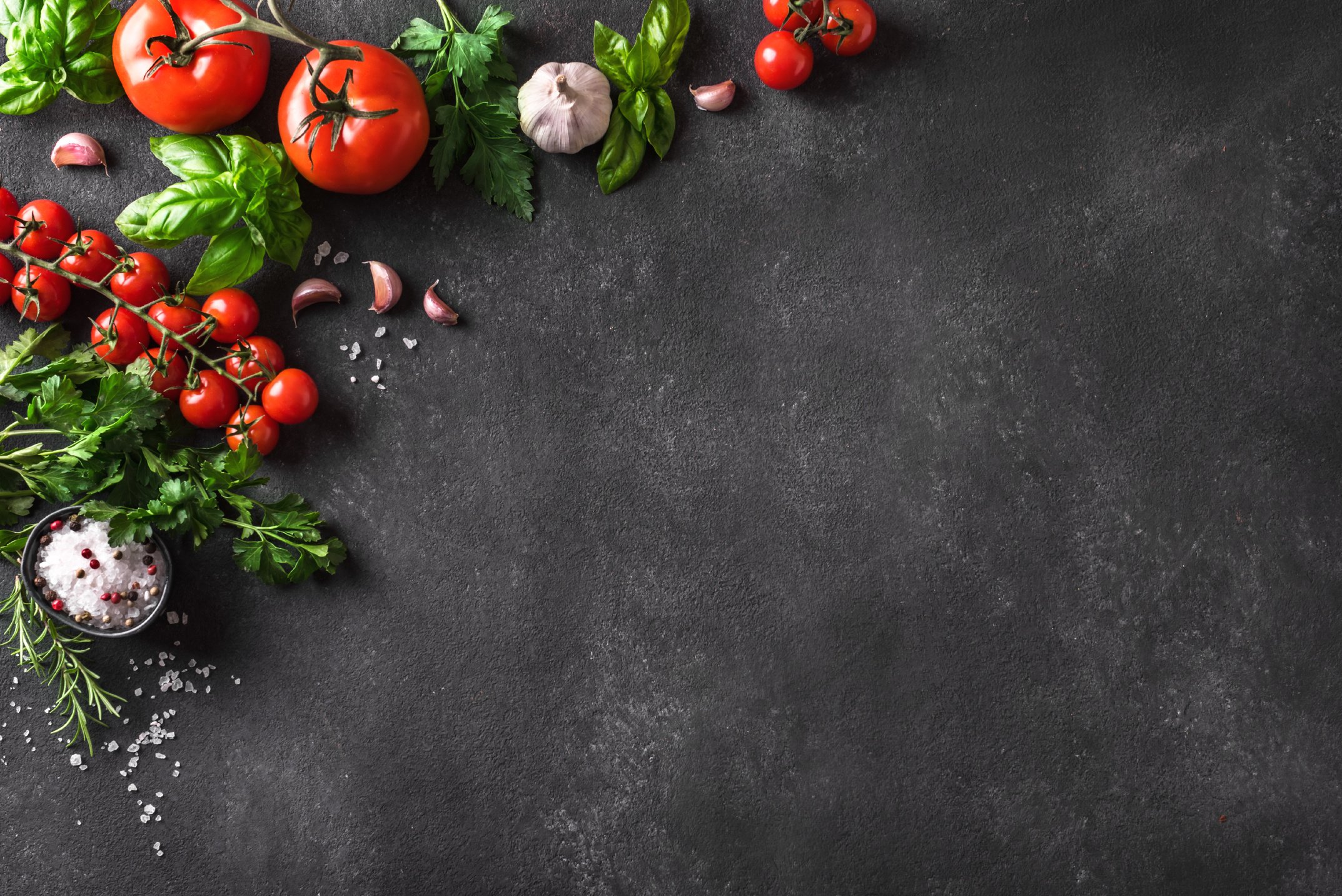 Cooking ingredients background